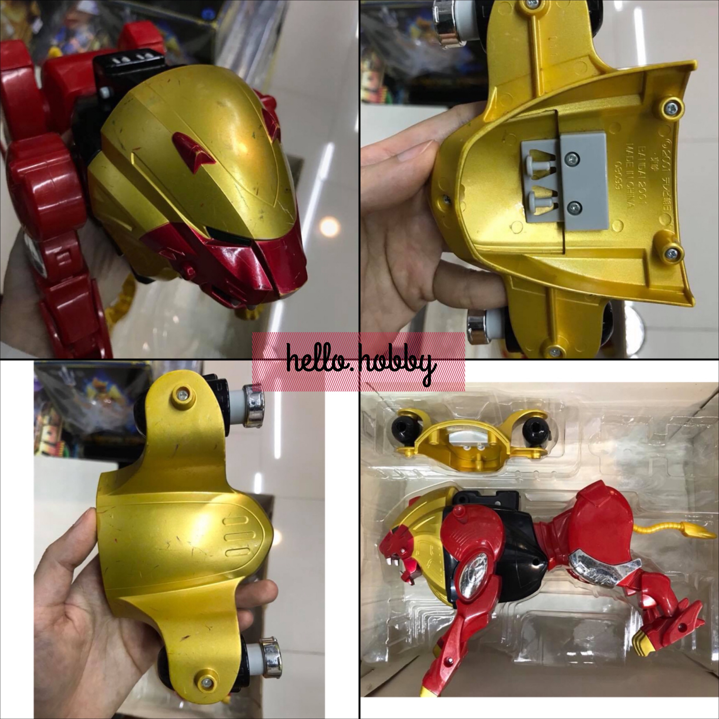 Hyakujuu Sentai Gaoranger - DX Gao Lion by Bandai (มือสองสภาพ 50% มีรอย ไม่มีคู่มือ ของไม่ครบ)