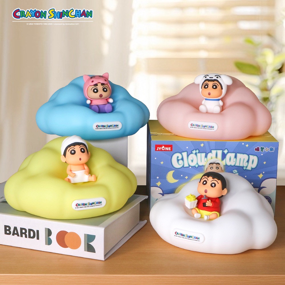 ร้าน🇹🇭 พร้อมส่ง✨ โคมไฟ ลิขสิทธิ์แท้ - Crayon Shinchan - Cloud Pat Night Light Series LED Lamp by JYONE