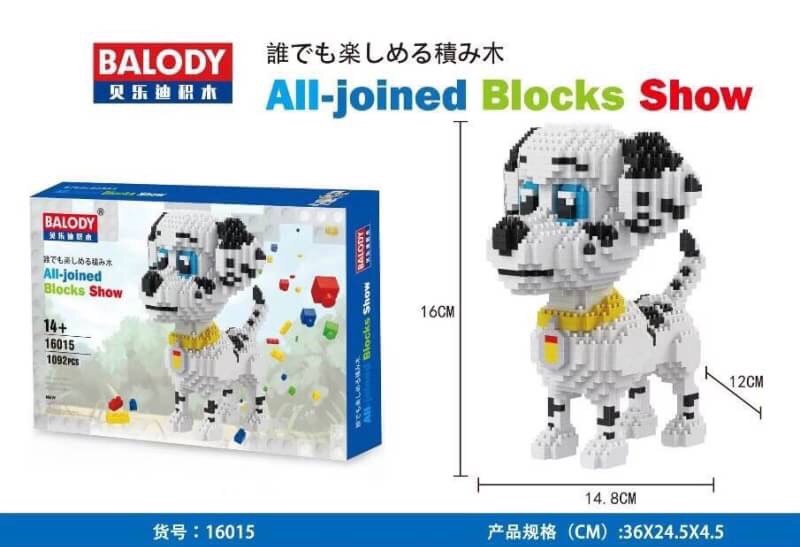 Balody 16015 The Secret Pets of Life Spotty 1092pcs