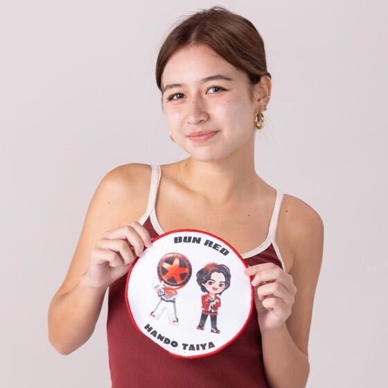PRE-ORDER : Bakuage Sentai Boonboomger Deformed Circular Mini Towel (6 types)