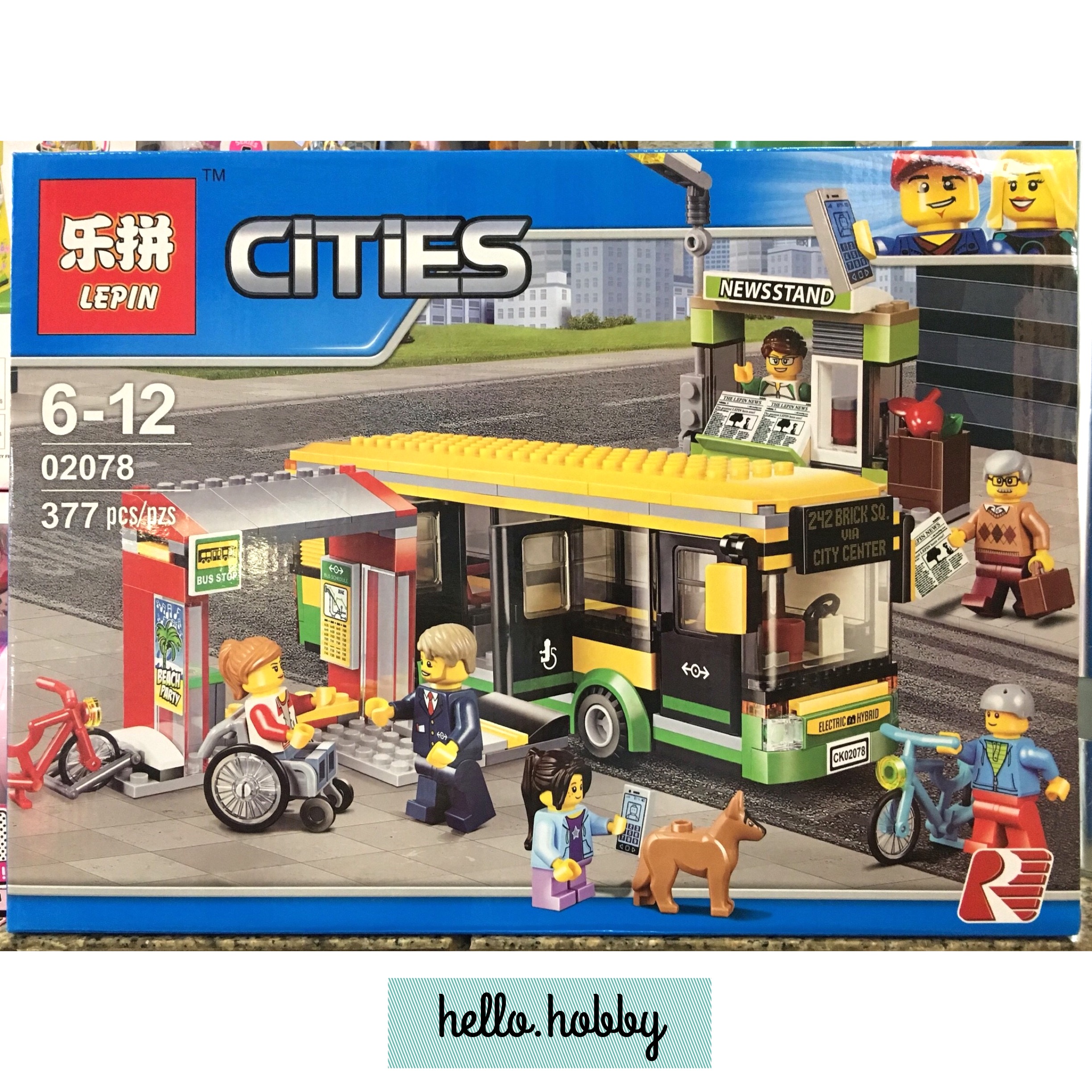 Lepin 02078 Bus Station 377pcs