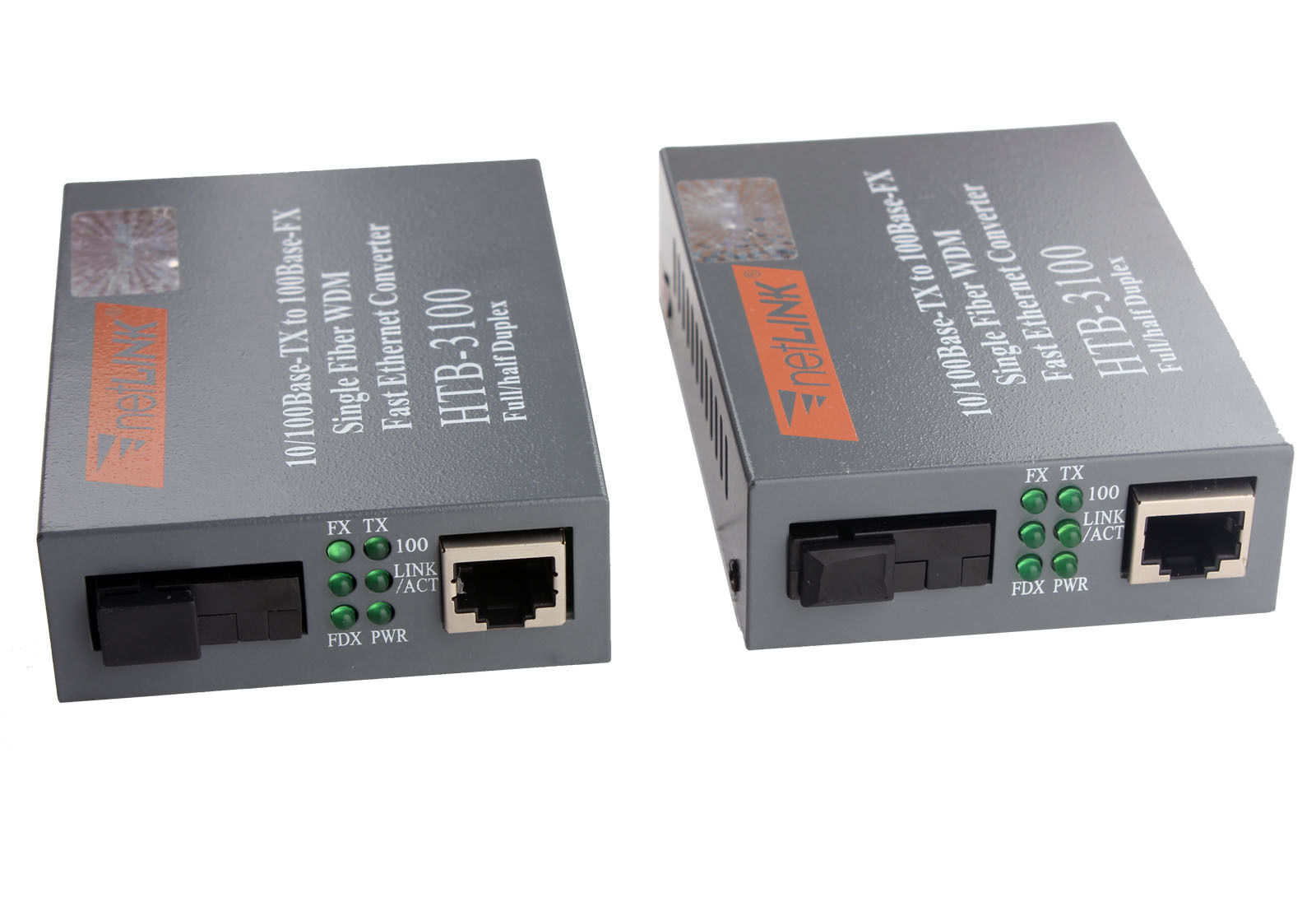 HTB-3100 netLINK 10/100M Single-mode Single-fiber WDM Fiber Media Converter