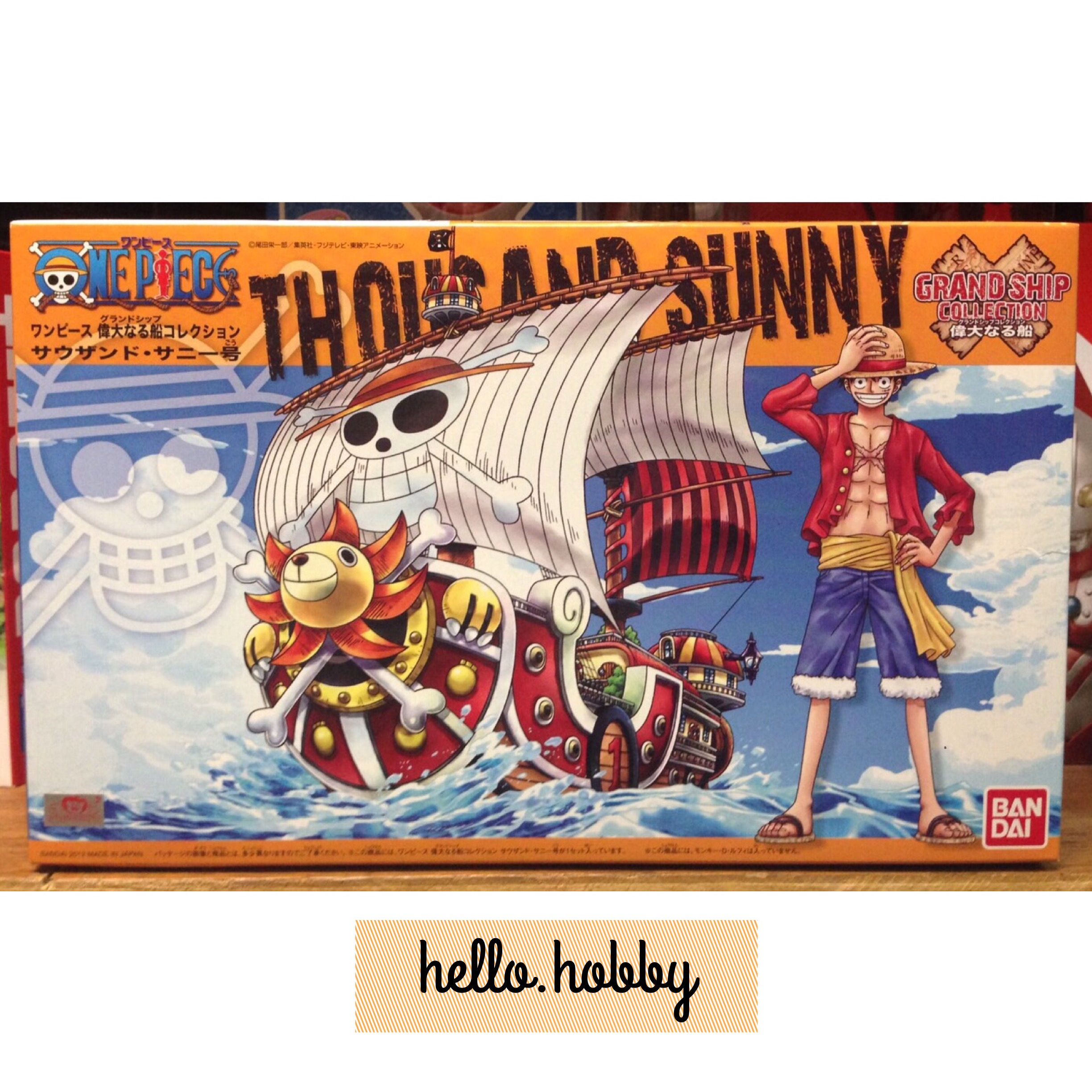 ONE PIECE Grand Ship Collection - Thousand Sunny Plastic Model Kit by Bandai