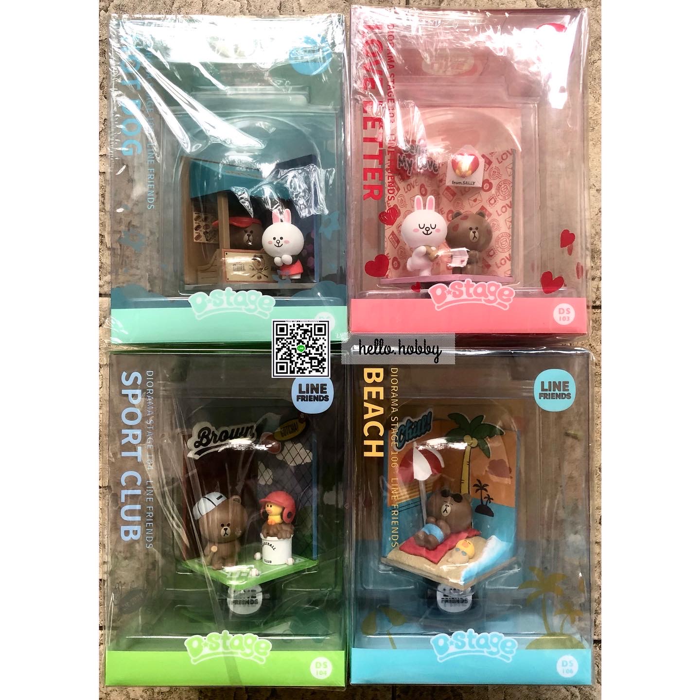 Line Friends - Brown & Friends Dream-Selected Series (Set of 4) by Beast Kingdom