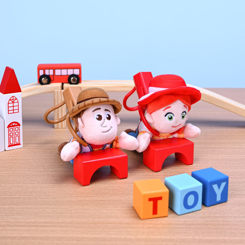 พวงกุญแจ ลิขสิทธิ์แท้ ได้ 1 ตัว | Disney - Toy Story - It’s Hang Time Plush Clip Keychain Series by Potdemiel