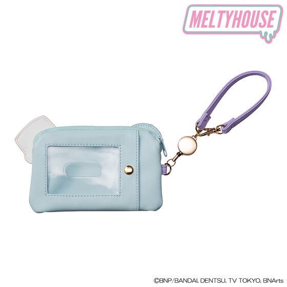 PRE-ORDER : MELTYHOUSE Coin Purse Pass Case with Reel (Snowman Meruli / Honeybee Meruli)