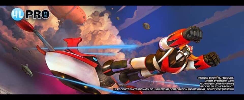 DIE CAST SPACER WITH EJECTABLE GRENDIZER - TIN BOX EDITION by HL Pro (Action Toys)