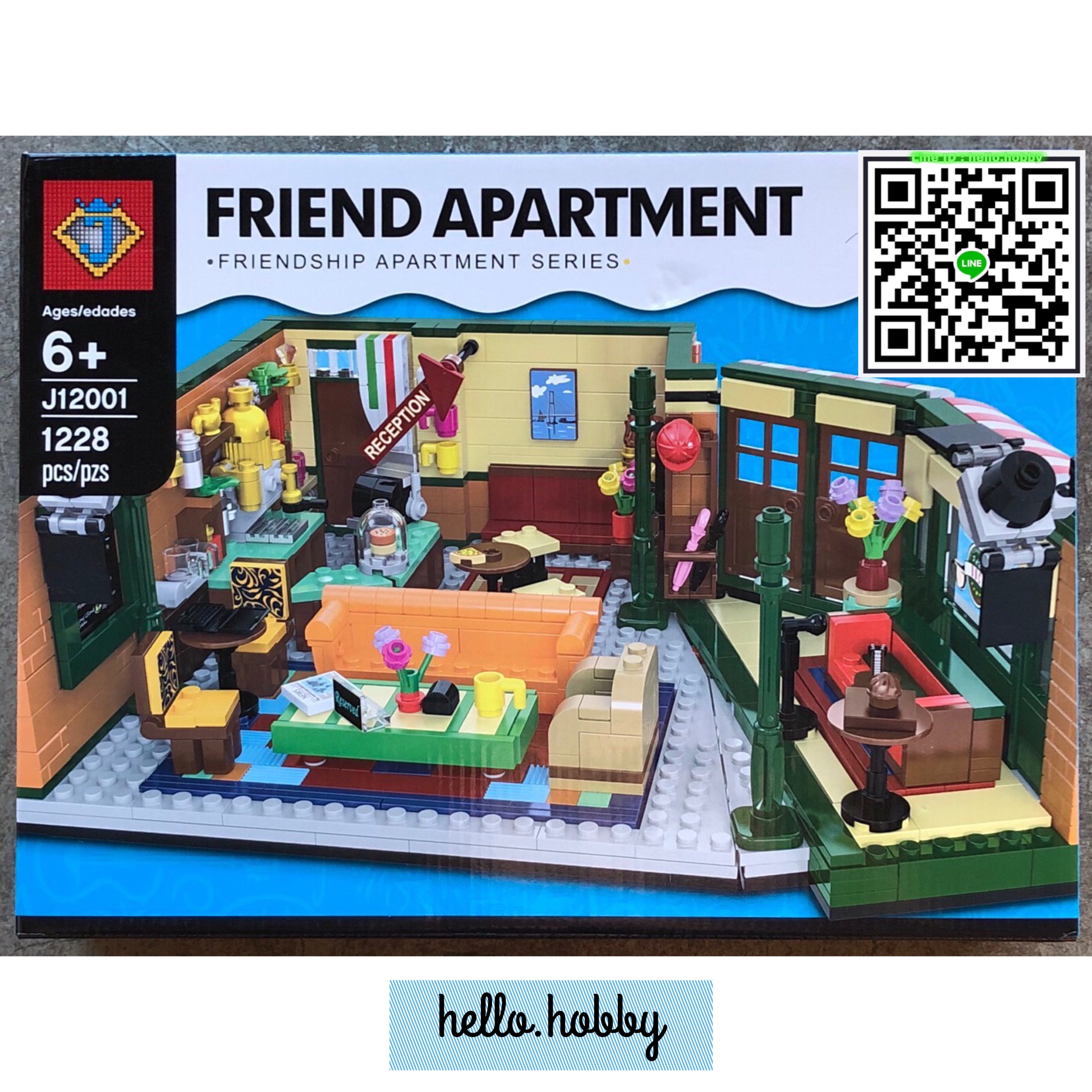 J 12001 Friends Central Perk 1228pcs