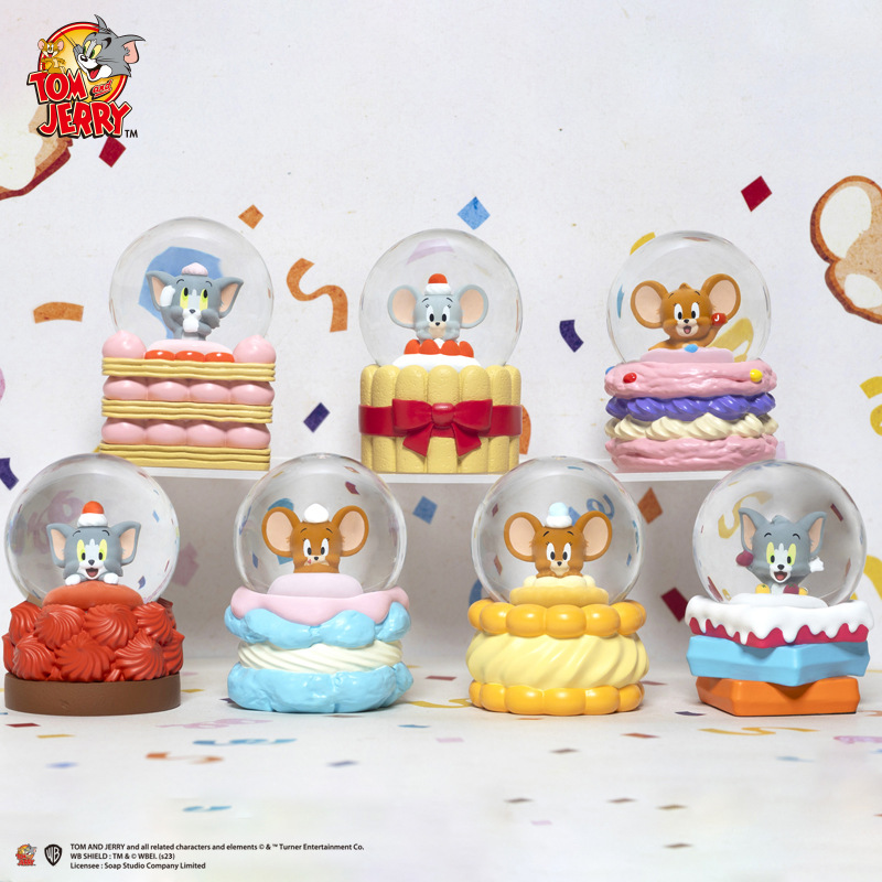 Tom & Jerry Dessert Series Mini Snow Globe by Soap Studio