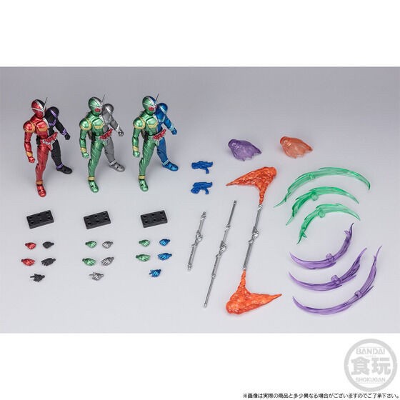 PRE-ORDER : Shodo-XX Kamen Rider W Half Change Set 01 / 02