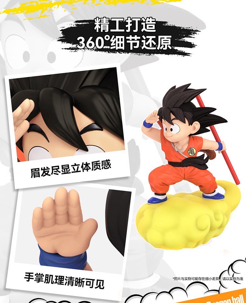 โมเดลโงกุน หมุนได้ มีไฟ Dragon Ball - Goku Rolling Night Light Series by LDCX