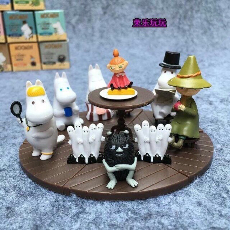 Moomin Valley - Round Table by Taito (Set of 8)
