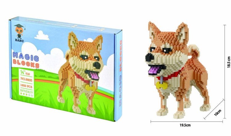 Babu 8805 Shiba Inu 1850pcs