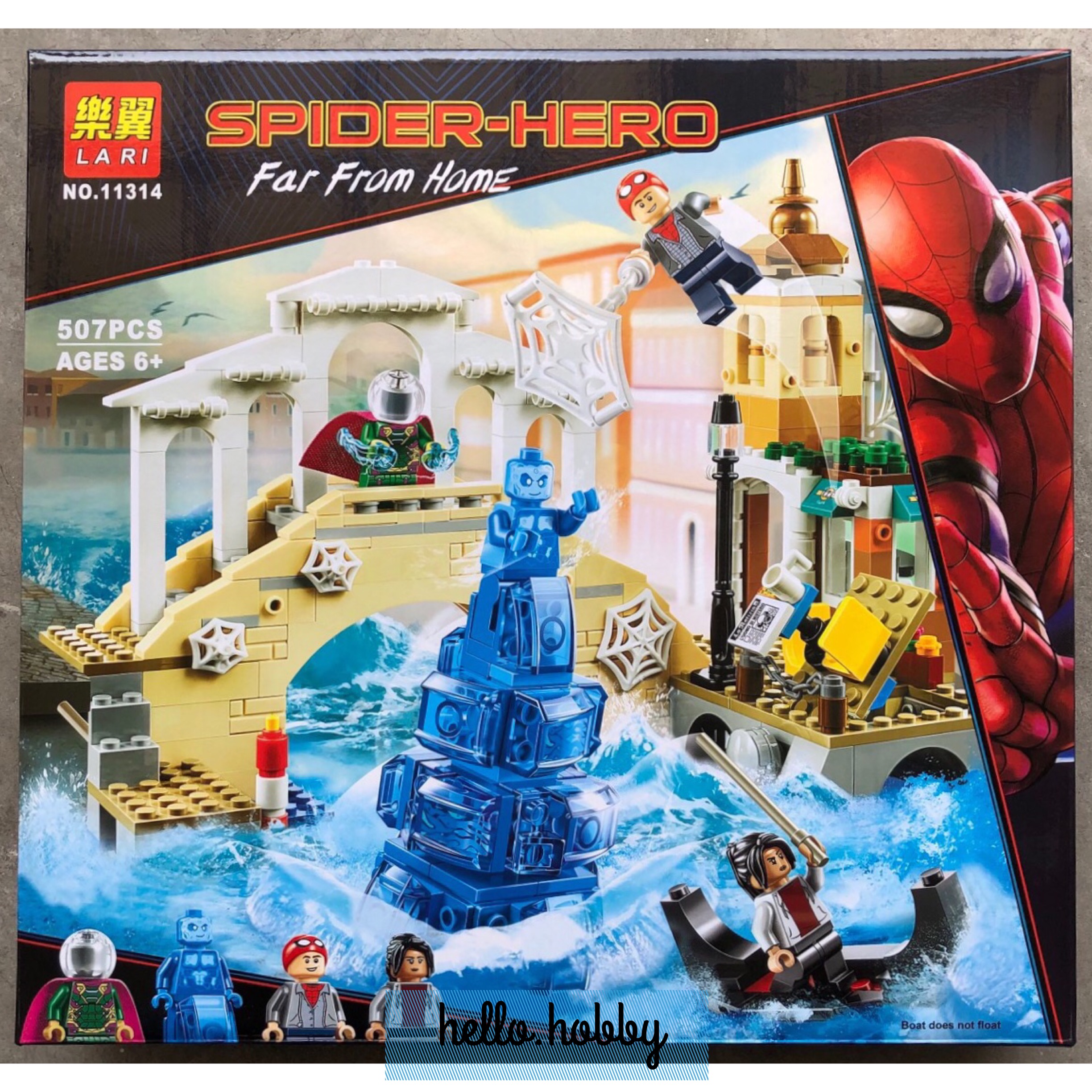Lari 11314 Spiderman Hydro-Man Attack 507pcs
