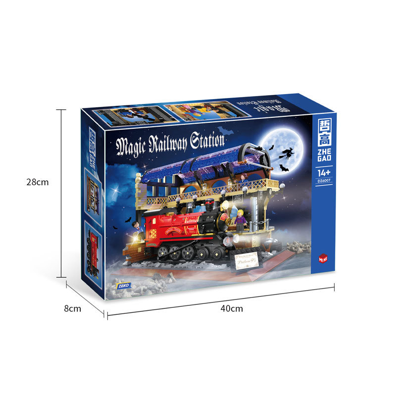 Zhe Gao Dz 6007 - Harry Potter - Magic Railway Station 1308pcs
