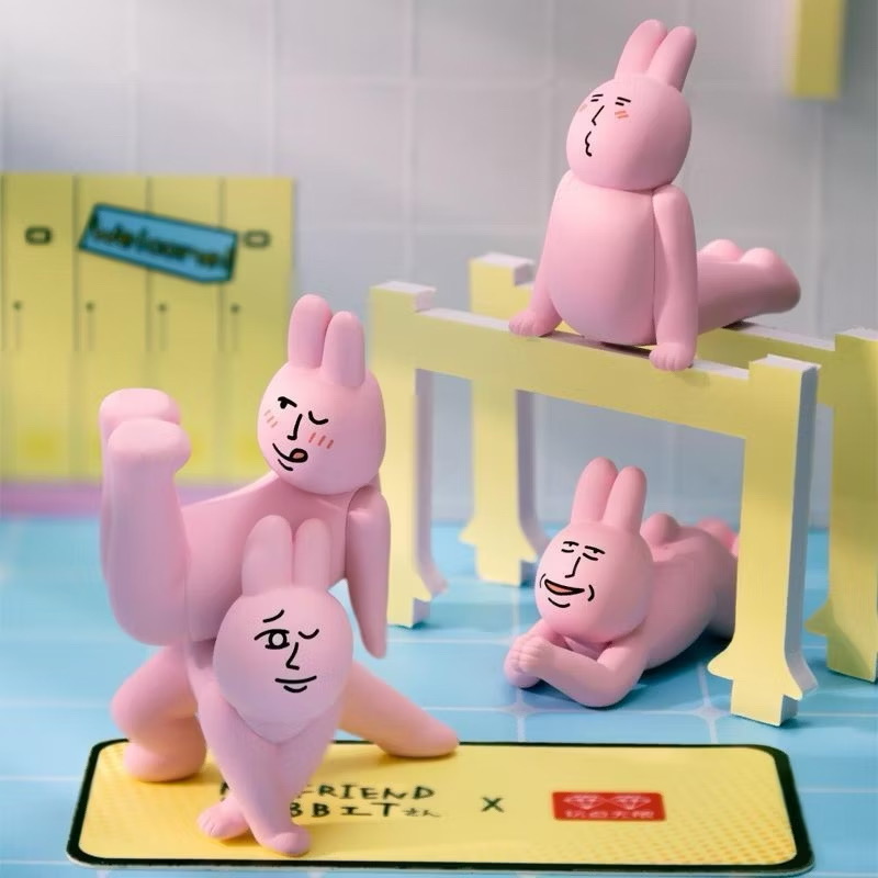 โมเดล น้องกระต่ายท่ายาก ได้ 1 ตัว | My Friend Rabbit Magic Yoga Series