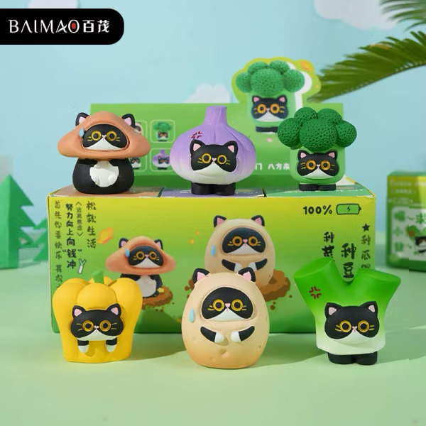 โมเดล แมวผัก Cat is Vegetable Series