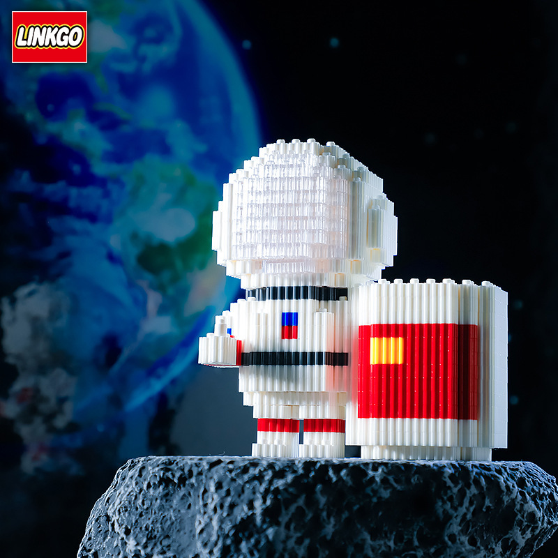 Linkgo 68317-68320 Astronaut ชุดนักบินอวกาศ