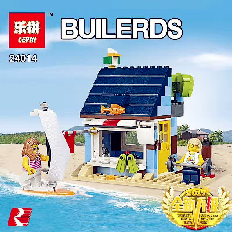 Lepin 24014 City Creator 3 in 1 Beachside Vacation 295pcs