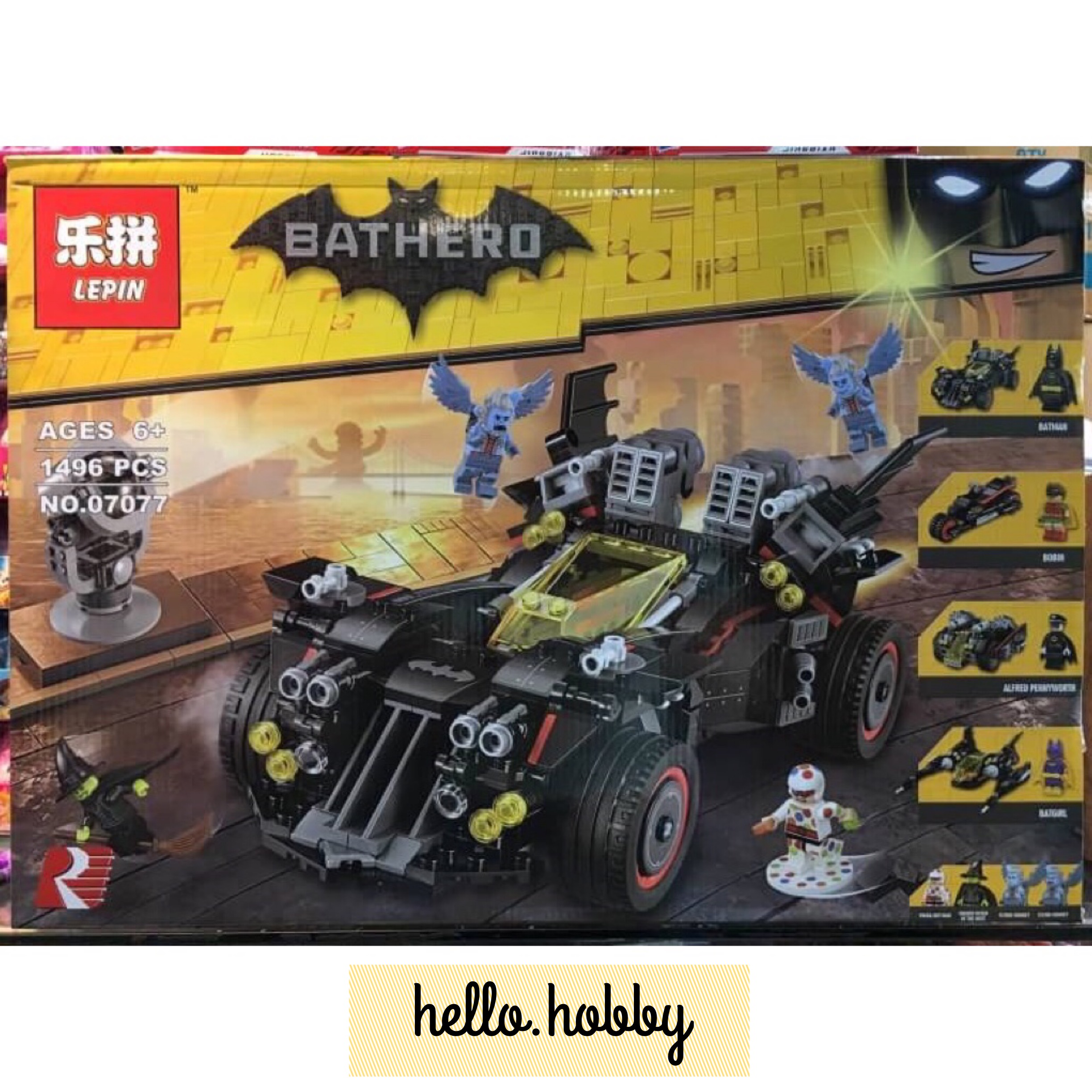 Lepin 07077 The Ultimate Batmobile 1496pcs