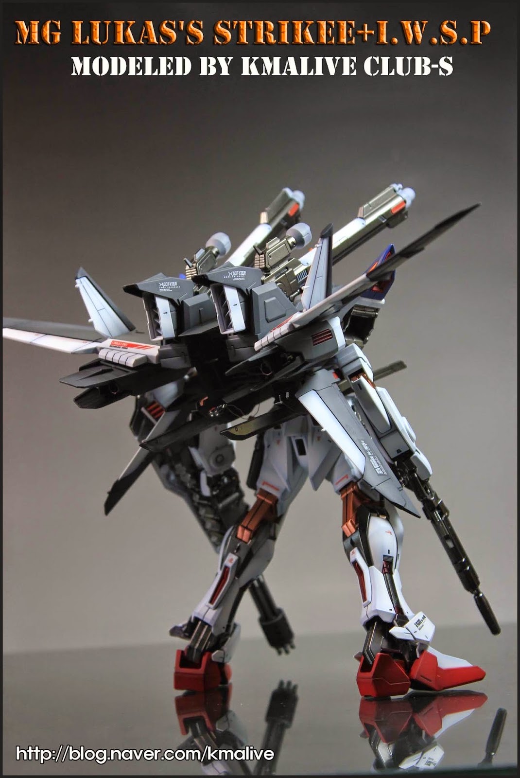 MG 1/100 GAT-X105E Strike E+I.W.S.P Lukas O'Donnell Custom by Bandai