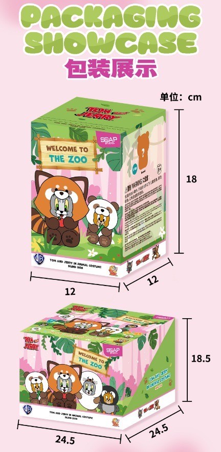 ตุ๊กตา Tom & Jerry in Animal Costume Plush Series by Soap Studio