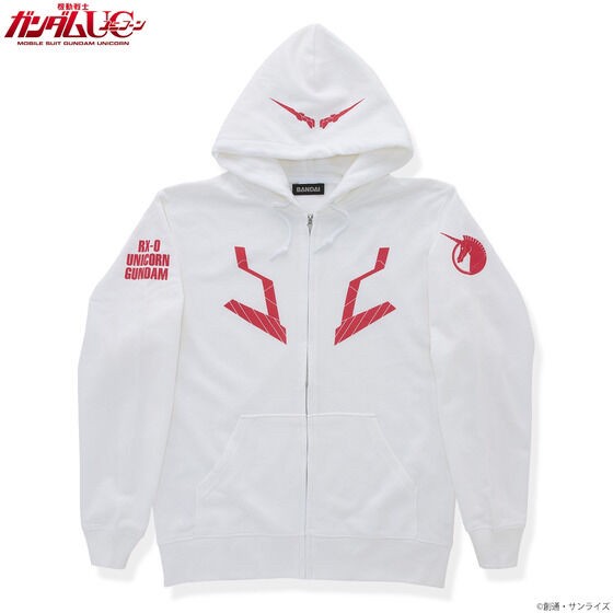 PRE-ORDER : Mobile Suit Gundam MS Motif Series Zip Hoodie