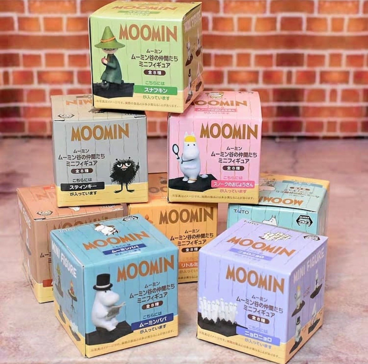 Moomin Valley - Round Table by Taito (Set of 8)