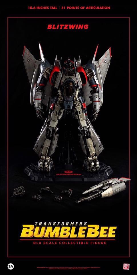 Pre-order : Transformers Bumblebee: DLX Scale Collectible Figure Series - Blitzwing by 3A ThreeZero (Re-product)