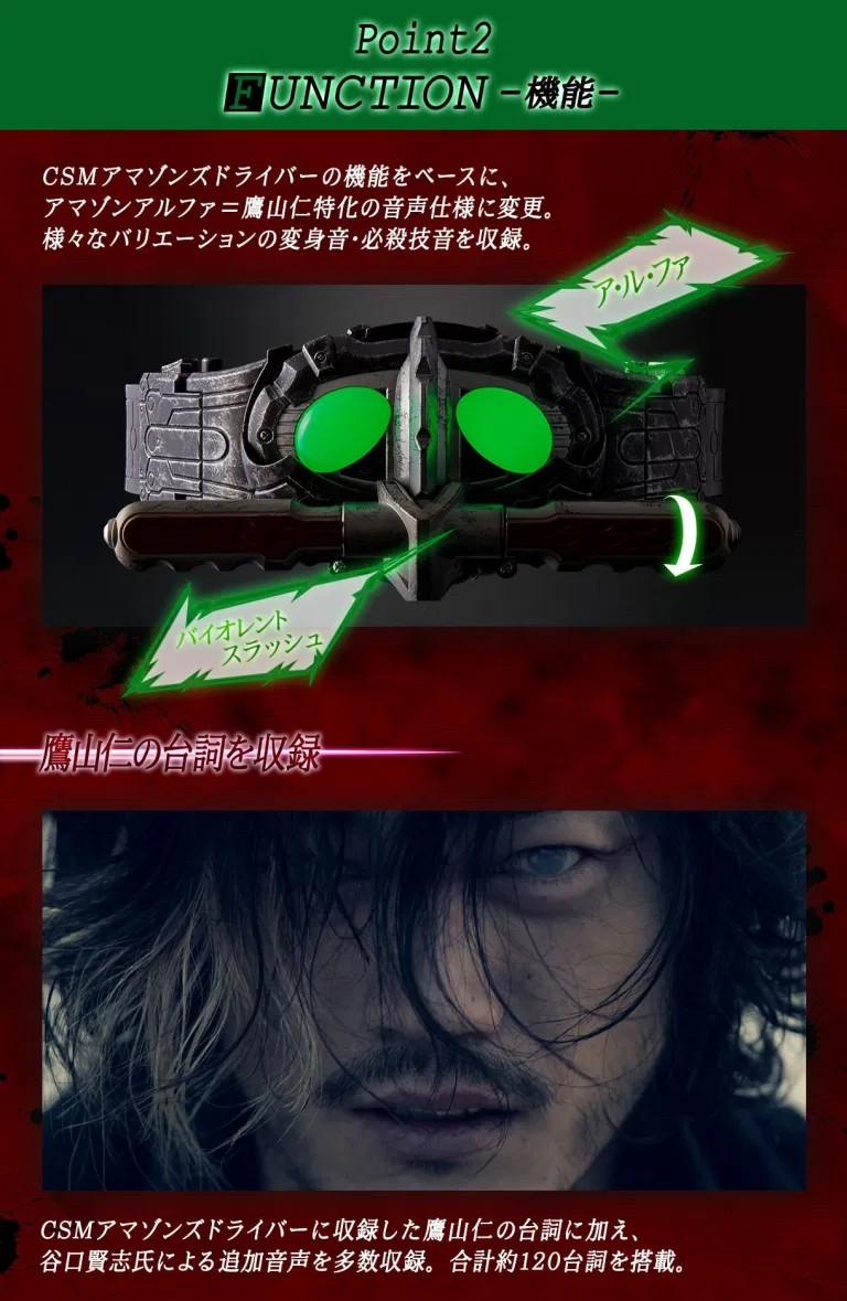 Complete Selection Modification (CSM) Amazons Driver Ver. ALFA by Premium Bandai (มีกล่องน้ำตาล)