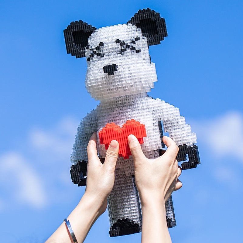 Haicaipin 57041 Bearbrick 2588pcs (มีไฟ)