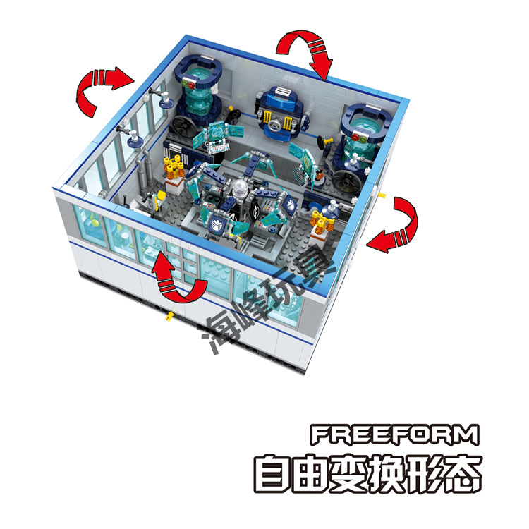 SY 368 Avengers Headquarters 1521pcs