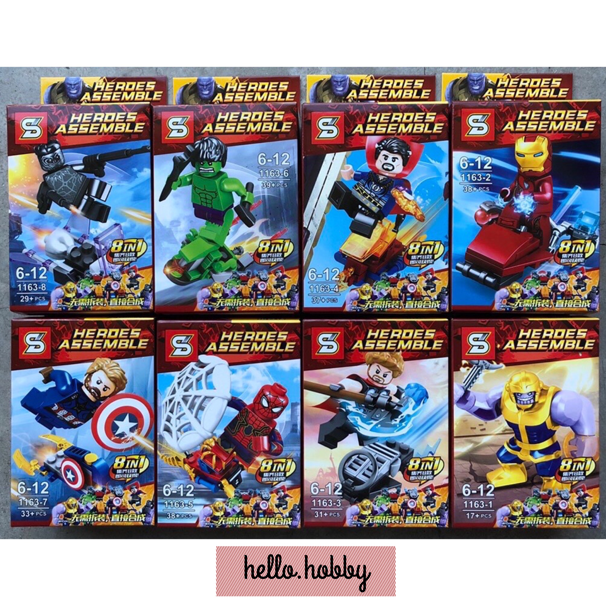 SY 1163 1-8 Avengers
