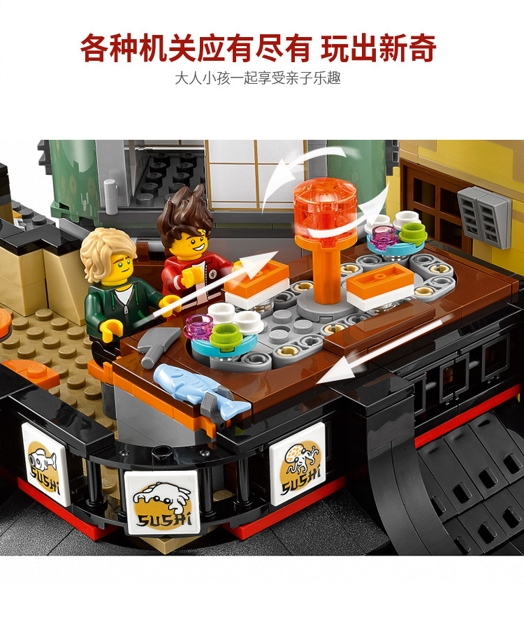 Zebra Blocks 691053 Ninjago City 4932pcs