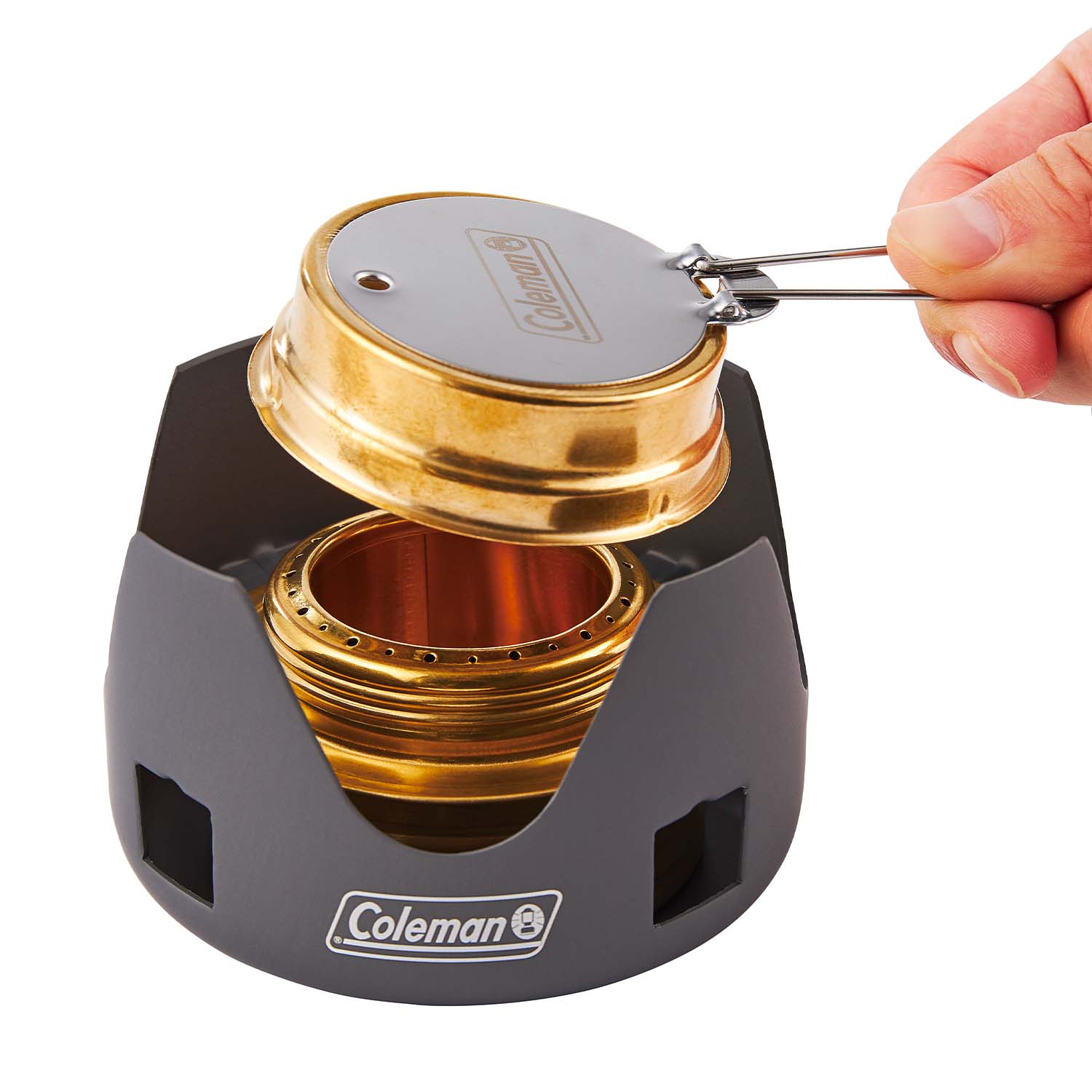 ชุดเตาแอลกอฮอล์และหม้อ Coleman Compact Alcohol Burner & Cooker Set
