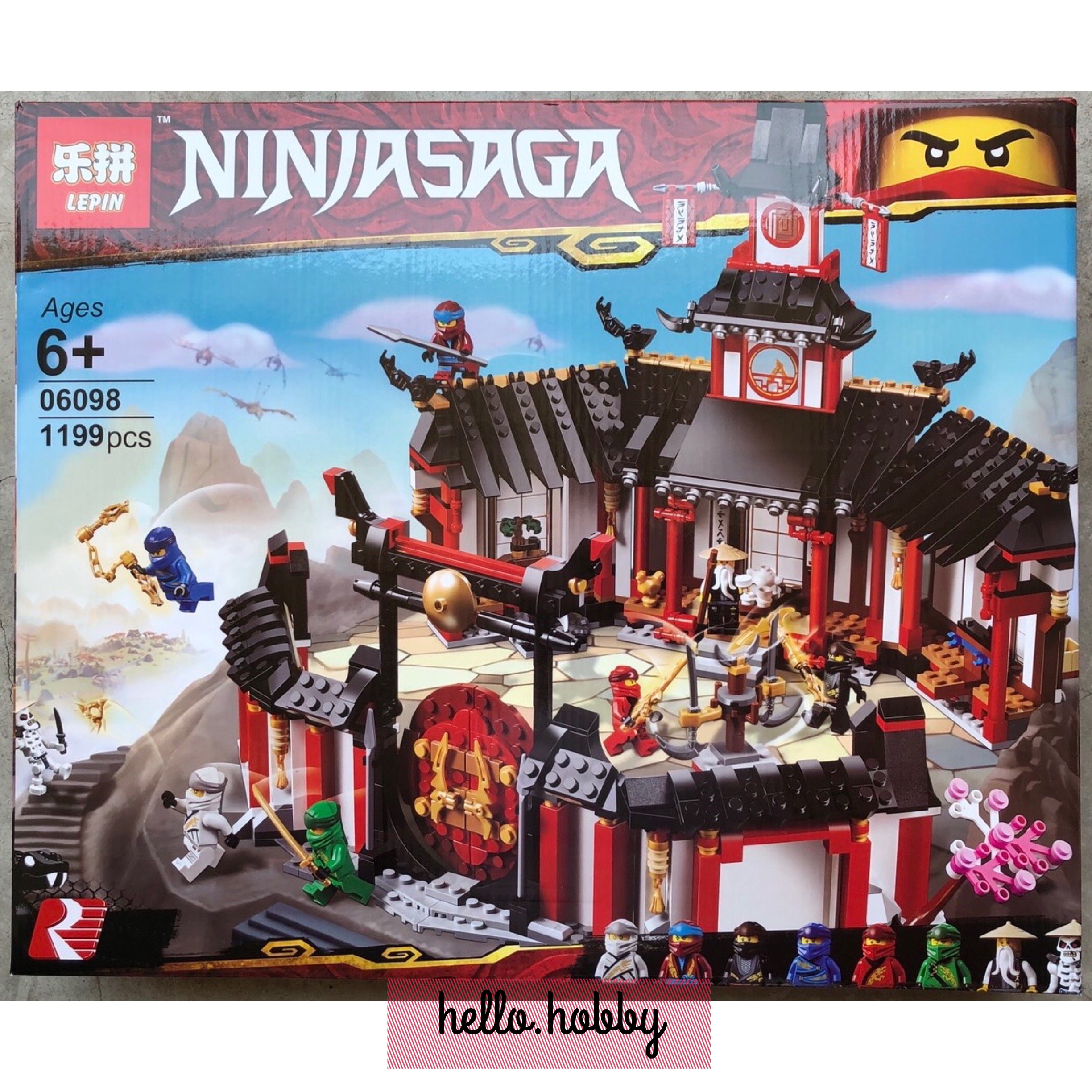 Lepin 06098 Ninjago Monastery of Spinjitzu 1199pcs