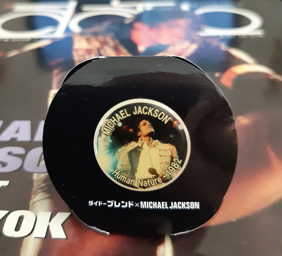 เข็มกลัดที่ระลึก MICHAEL JACKSON Human Nature-1982