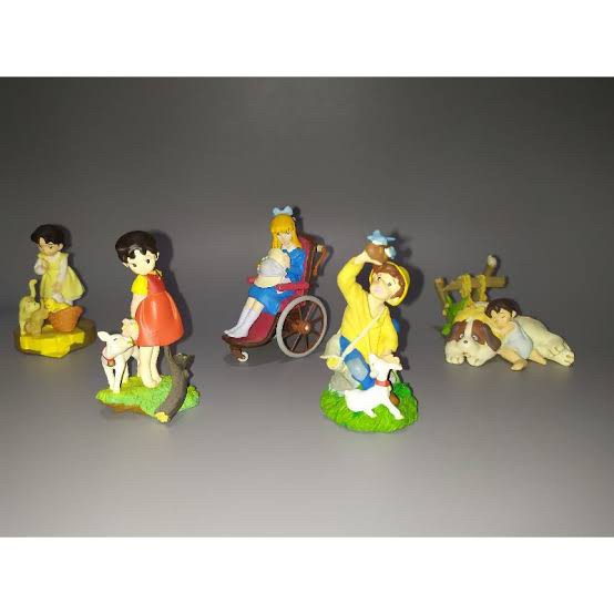 กาชาปอง Kaiyodo Movic K&M Mini Vignette Series The World Masterpiece Theater: Heidi, A Girl of the Alps Gashapon (Set of 5) by Kaiyodo