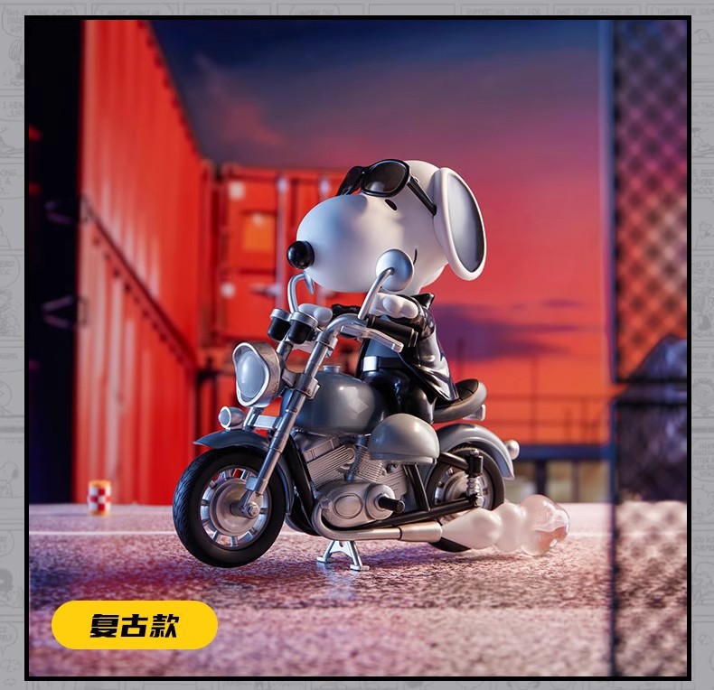 Snoopy & Motorcycle by Miniso