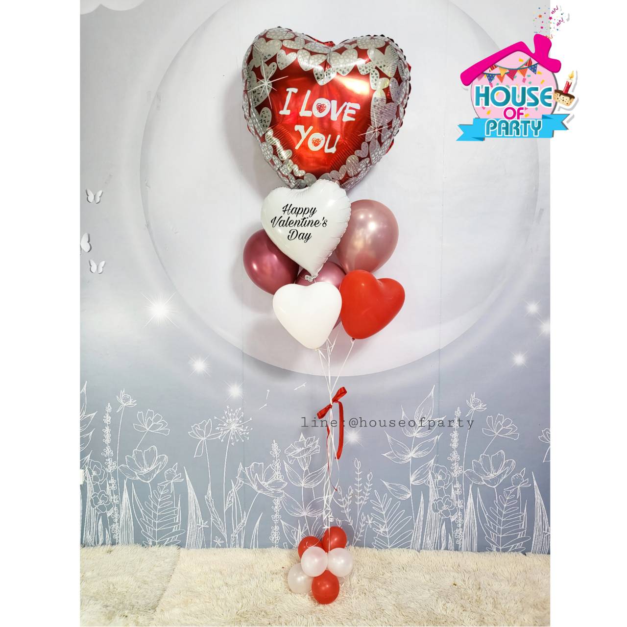 Big heart I love you(สั่งทาง Line@houseofpartyนะคะ)