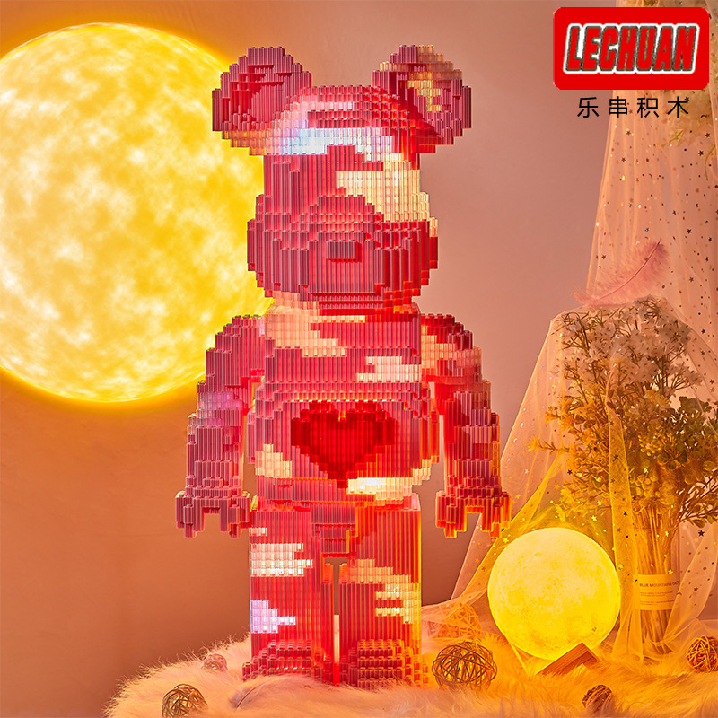 Lechuan 67104 Pink Bearbrick 8038pcs