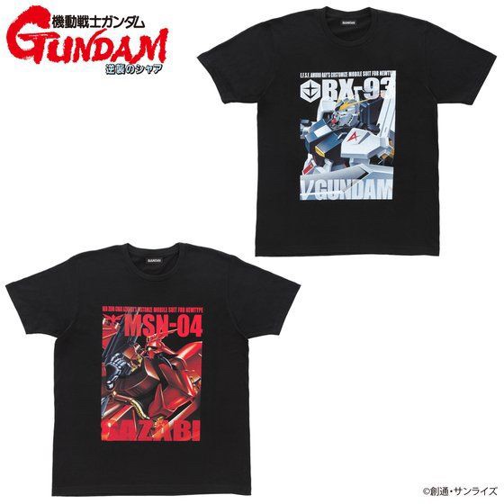 PRE-ORDER : Mobile Suit Gundam Char's Counterattack Full Color T-shirt