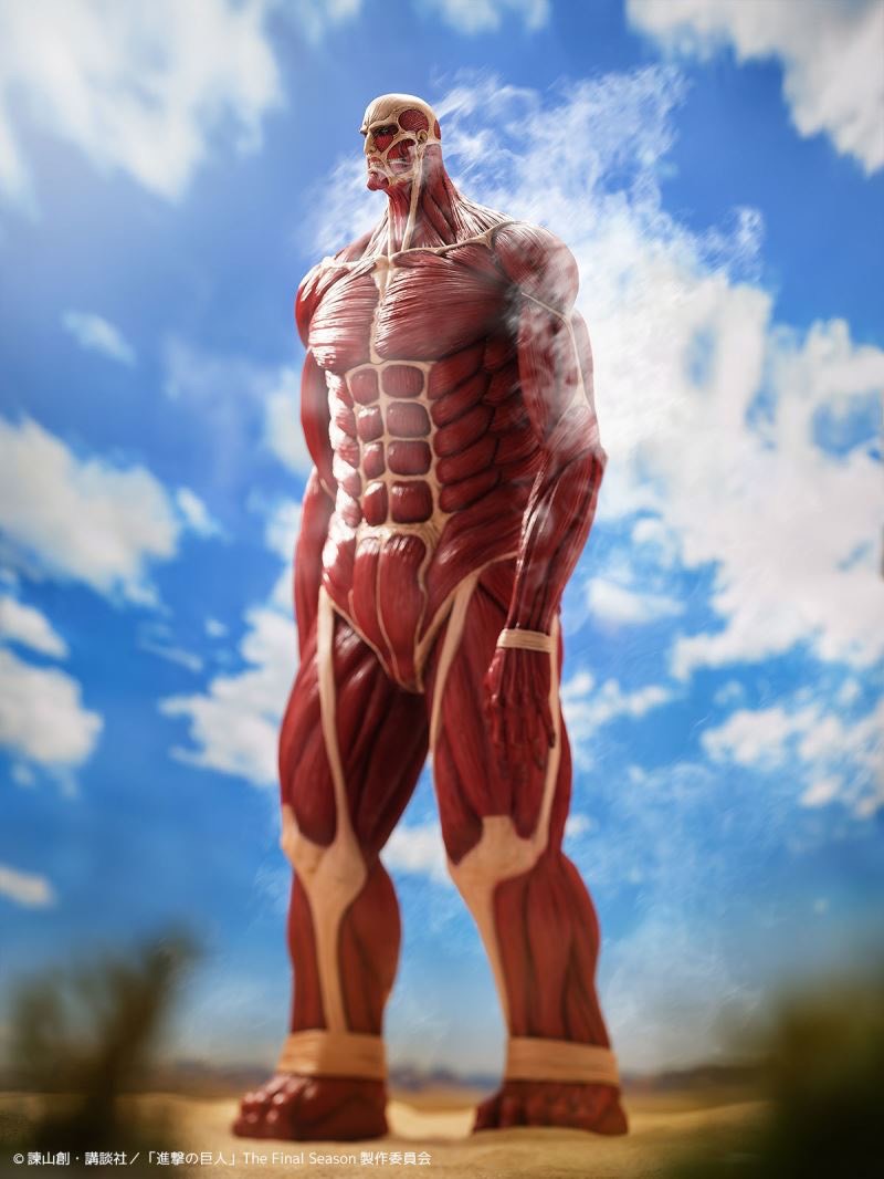 Pre-order : Mega Sofvi Attack on Titan Colossal Titan by Kaiyodo