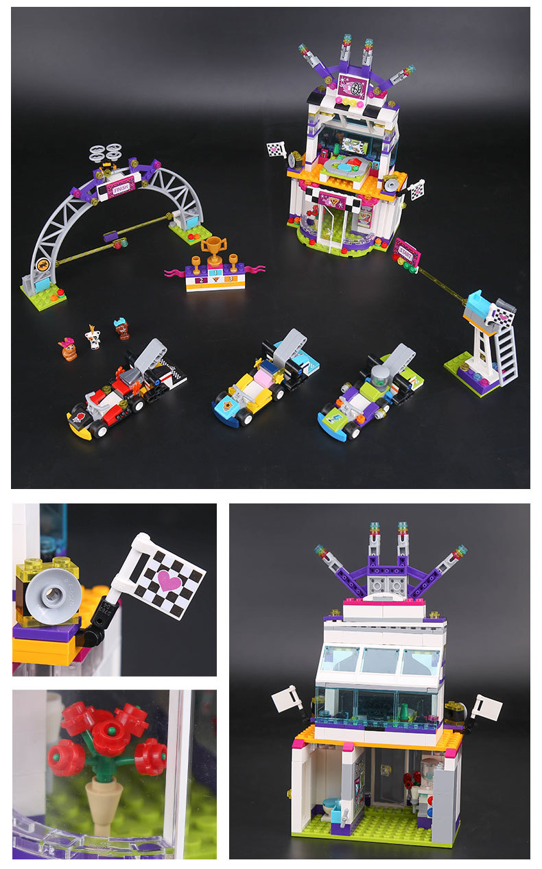 Lepin 01072 Friends The Big Race Day 725pcs