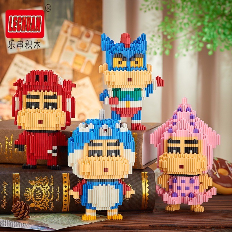 ตัวต่อนาโนชินจังแบบเฟือง Size L - Lechuan 68648 - 68651 Crayon Shinchan Cosplay