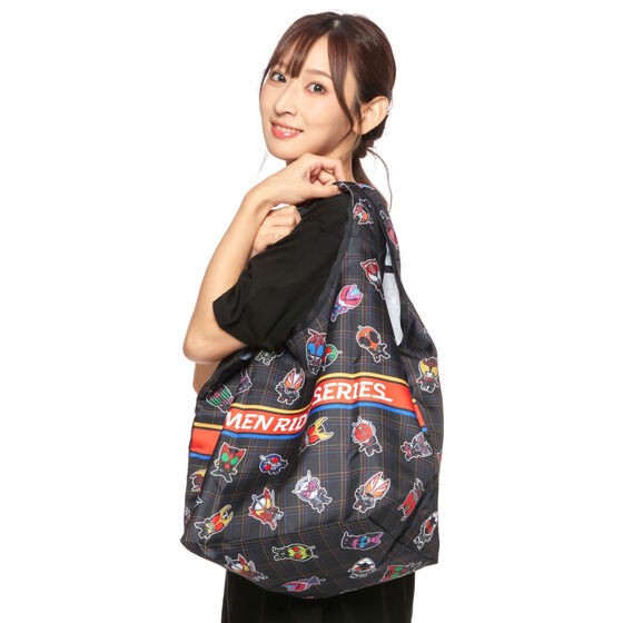 PRE-ORDER : Kamen Rider Geats & Kamen Rider Series Deformed Foldable Tote Bag