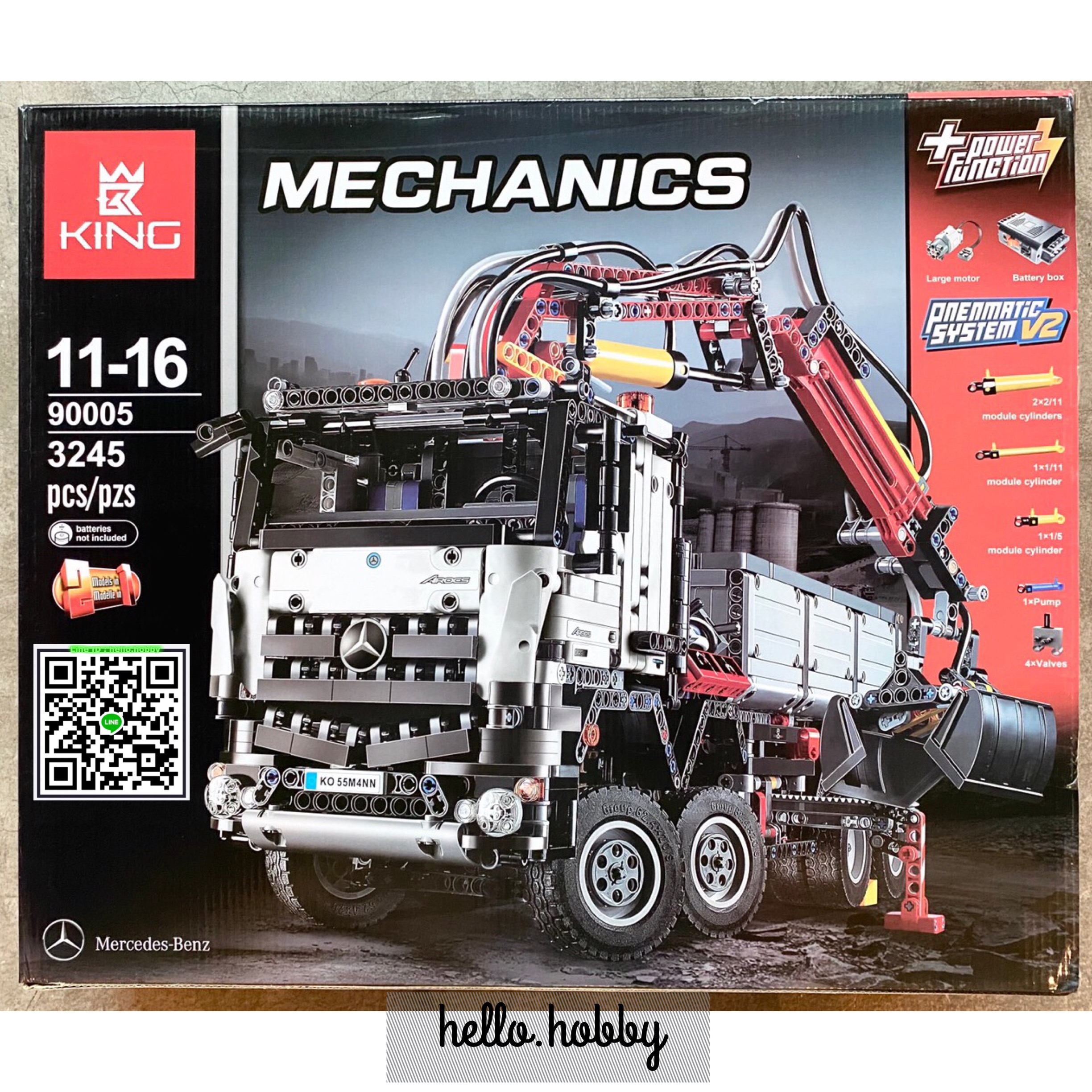 King 90005 Mercedes-Benz Arocs 3245 3245pcs