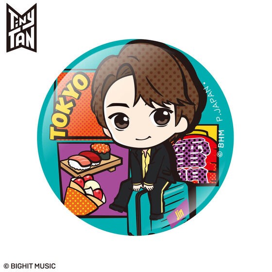 PRE-ORDER : TinyTAN TRAVEL COLLECTION Tin Badge
