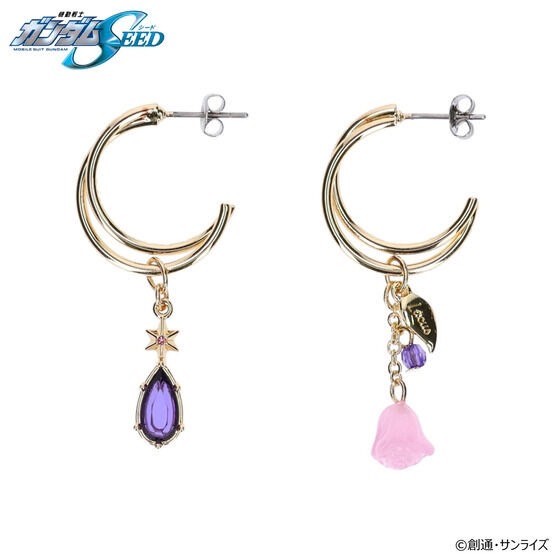PRE-ORDER : Mobile Suit Gundam SEED Lacus/Cagalli Motif Ear Accessories