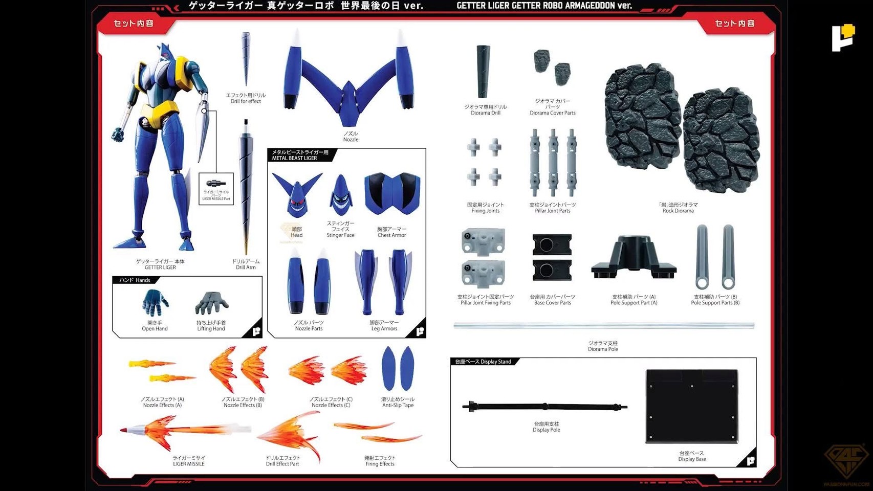 METAL HEAT Series Getter Liger (Getter Robo Armageddon ver.) by POSE+